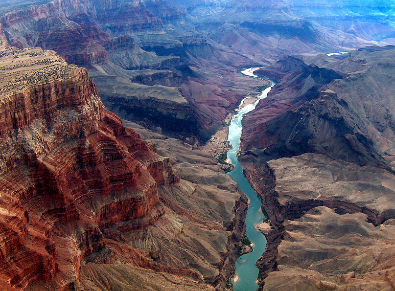 USA  -  Panorama von West nach Ost